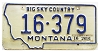 1971 Montana License Plate #16379