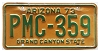 1973 Arizona License Plate #PMC359