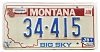 1978 Montana License Plate #34415
