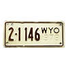 1978 Wyoming Motorcycle License Plate #21146