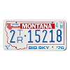 1991 Montana Trailer License Plate #2TR15218