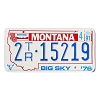 1991 Montana Trailer License Plate #2TR15219