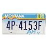1993 Montana License Plate #4P4153F