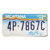 1993 Montana License Plate #4P7867C