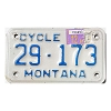 1993 Montana Motorcycle License Plate #29173