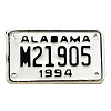 1994 Alabama Motorcycle License Plate #M21905