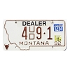 1994 Montana Dealer Used License Plate #4UD91