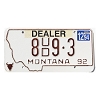 1994 Montana Dealer Used License Plate #8UD93