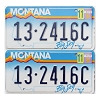 1994 Montana License Plates Pair #132416C