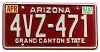 1997 Arizona License Plate #4VZ471