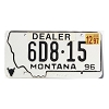 1997 Montana Dealer License Plate #6D815