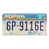 1997 Montana License Plate #6P9116E