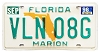 1998 Florida License Plate #VLN08G
