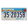 1998 Montana License Plate #352035B