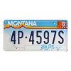 1999 Montana License Plate #4P4597S