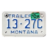1999 Montana Trailer License Plate #1327C