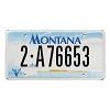 2000 Montana License Plate #2A76653