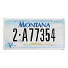 2000 Montana License Plate #2A77354