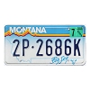 2000 Montana License Plate #2P2686K