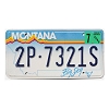 2000 Montana License Plate #2P7321S