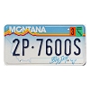 2000 Montana License Plate #2P7600S