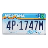 2000 Montana License Plate #4P1747M