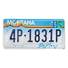 2000 Montana License Plate #4P1831P