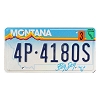 2000 Montana License Plate #4P4180S