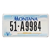 2000 Montana License Plate #51A9984