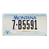 2000 Montana License Plate #7B5591