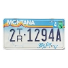 2000 Montana Trailer License Plate #2TR1294A