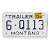 2001 Montana Trailer License Plate #6Q113