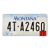 2001 Montana Truck License Plate #4TA2460