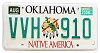 2006 Oklahoma License Plate #VVH910
