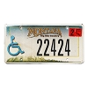 2007 Montana Disabled License Plate #22424