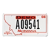 2008 Montana Dealer License Plate #A09541