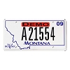 2009 Montana Dealer License Plate #A21554