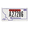 2009 Montana Demonstrator License Plate #A27286