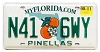 2011 Florida License Plate #N416WY