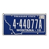 2012 Montana License Plate #444077A