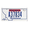 2013 Montana Dealer License Plate #A37834