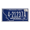 2013 Montana License Plate #421237A