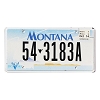 2014 Montana License Plate #543183A