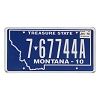 2014 Montana License Plate #767744A