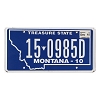 2015 Montana License Plate #150985D