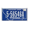 2015 Montana License Plate #556546A