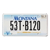 2015 Montana Truck License Plate #53TB120