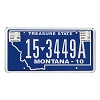 2016 Montana License Plate #153449A