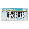 2016 Montana License Plate #628687B