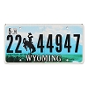 2016 Wyoming License Plate #2244947